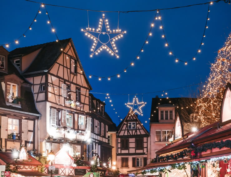 Illuminations de Noël en Alsace