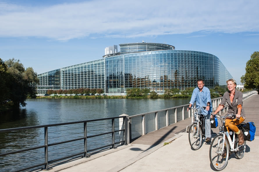 EuroVelo 15 - Parlement Européen - Strasbourg