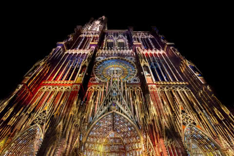Illuminations de la cathédrale de Strasbourg