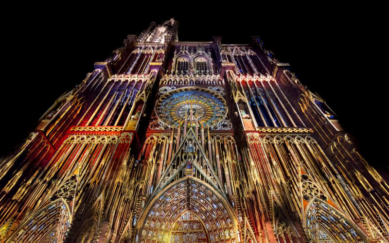 Illuminations de la cathédrale de Strasbourg