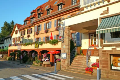 Hôtel-restaurant Les Vosges, La Petite Pierre, Alsace / www.hotel-des-vosges.com