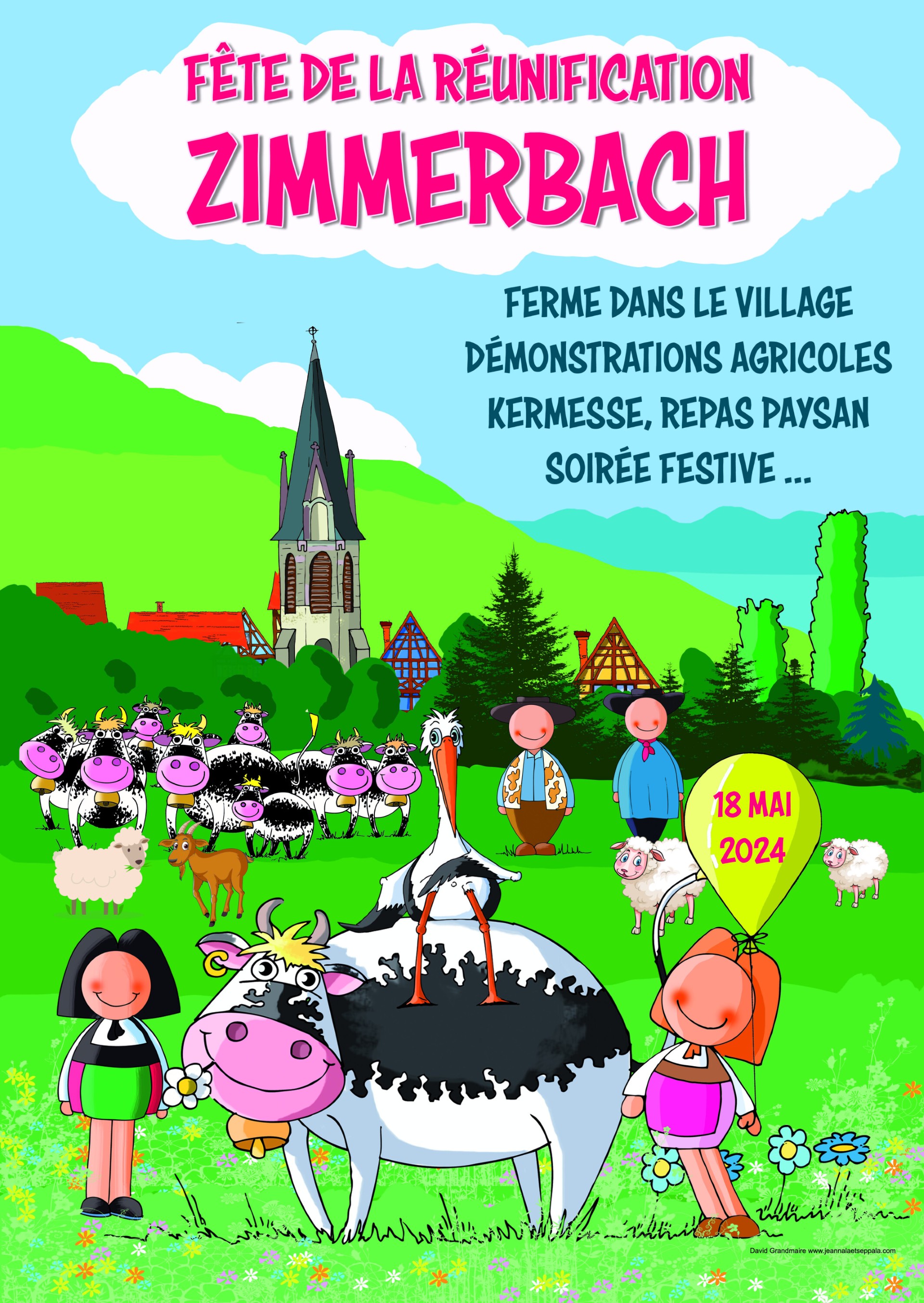 Fête de la réunification Zimmerbach Le 18 mai 2024