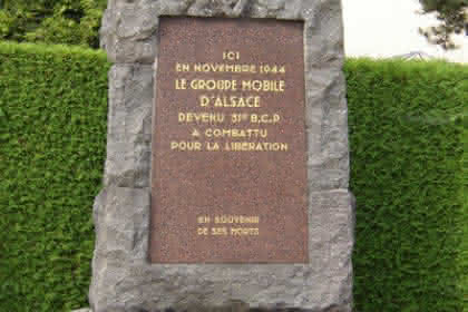 Monument du Groupement Mobile d'Alsace