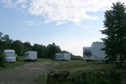 Aire de camping-cars, Bollenberg, Westhalten, Pays de Rouffach, Vignobles et Châteaux, Haut-Rhin, Alsace